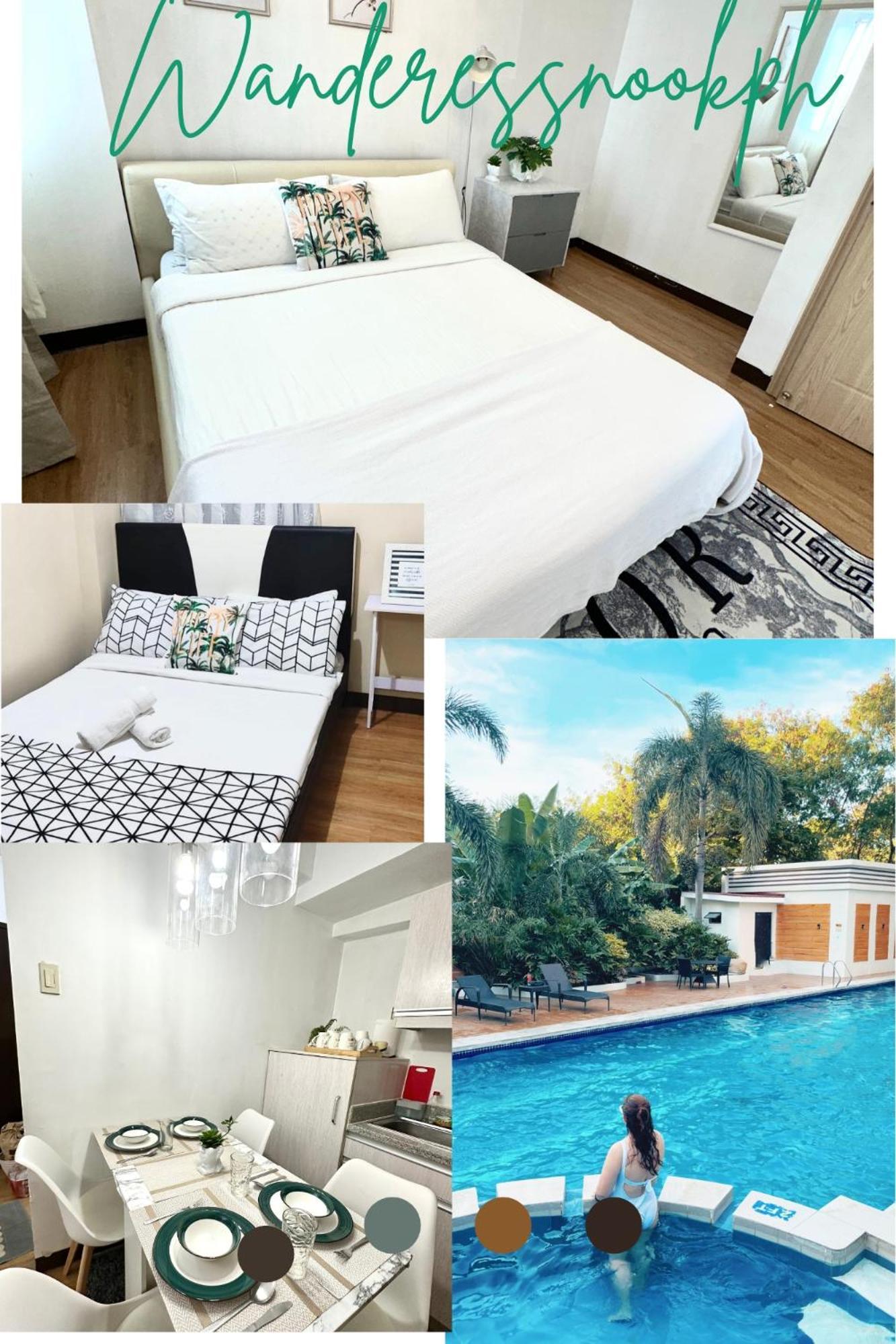 Lancris Residences 2 Bedroom Entire Apartment Near Airport With Pool Paranaque City Dış mekan fotoğraf